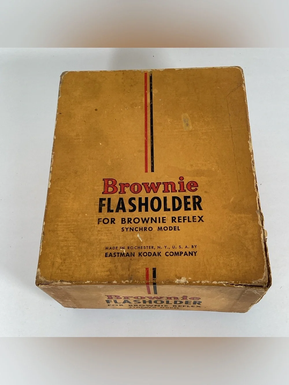 Vtg Kodak Duraflex Flasholder And Brownie Reflex Synchro Model Flasholder